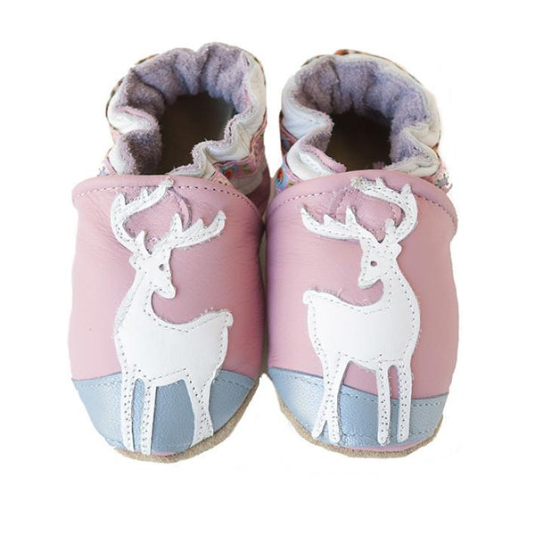 Deer Me! Gift Set (pink onesie and shoes, medium is short sleeved)