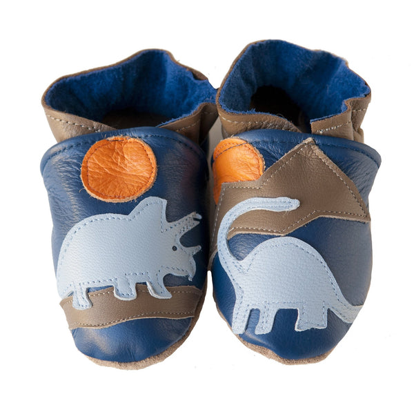 Dino Gift Set (navy onesie, shoes)