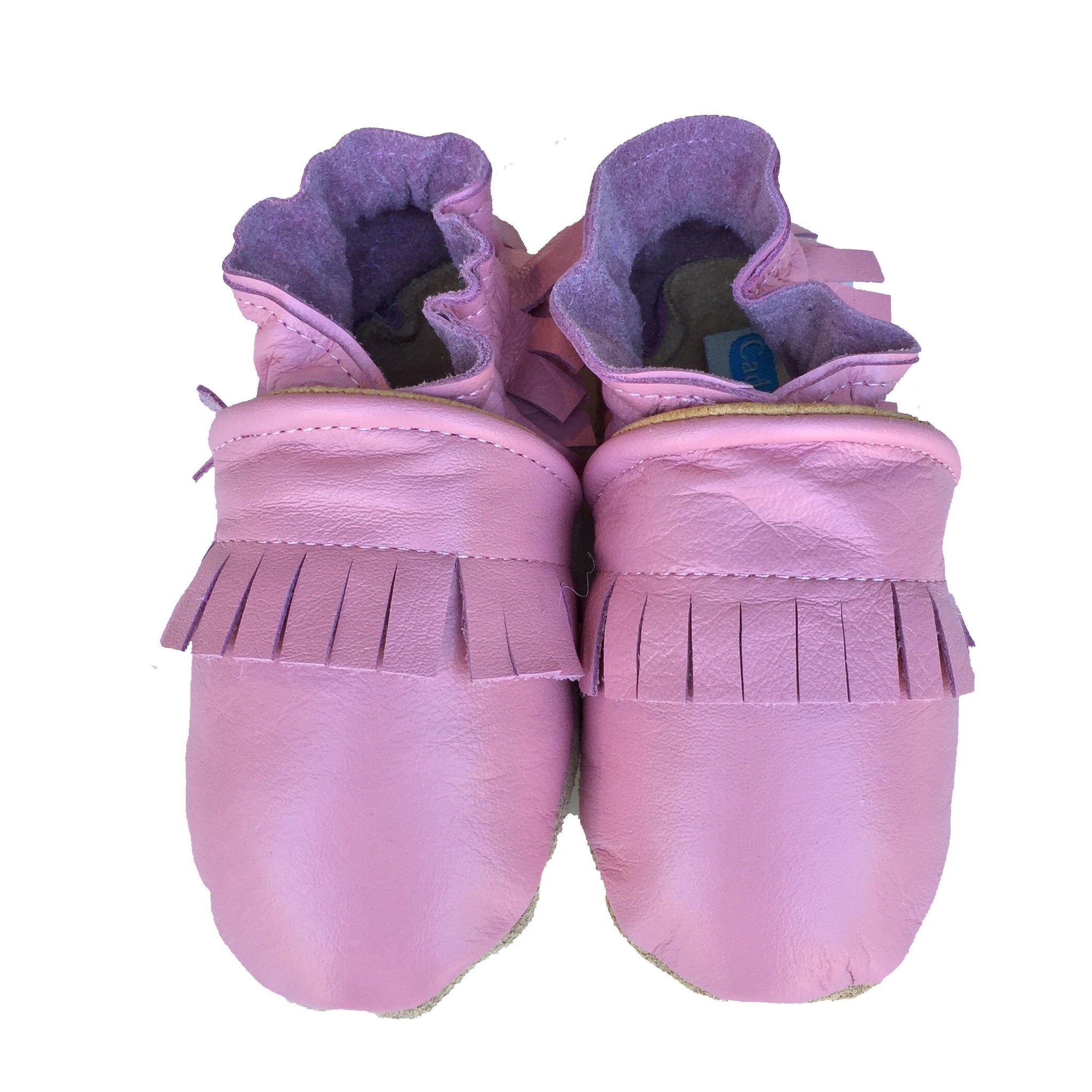 Fringe Mocs in pink (sale 30% off)