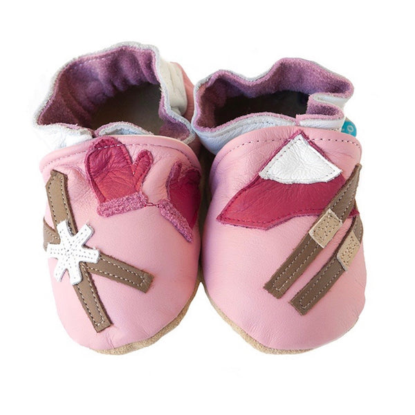 Ski Patrol Gift Set (pink onesie and shoes)